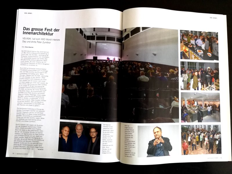 Dost am WID World Interiors Day in Zürich Dost am WID World Interiors Day in Zürich