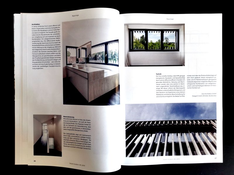 Publikation im Magazin | bauen modern Publikation im Magazin | bauen modern